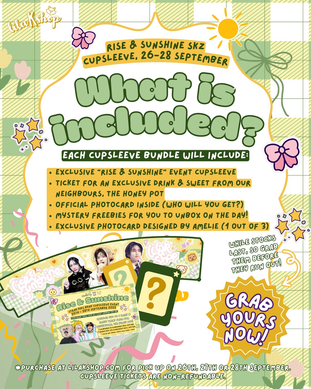 Rise & Sunshine | Stray Kids Birthday Cupsleeve Event - Image 3